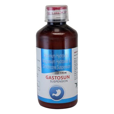 GASTOSUN MINT FLAVOUR Oral Suspension 170ml - Ulcer/Reflux/Flatulence-Aaa