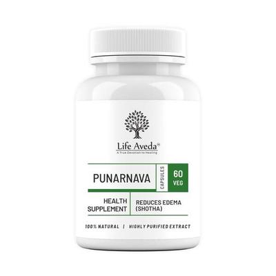 Life Aveda Punarnava Veg Capsule 60's - Pure Herbs