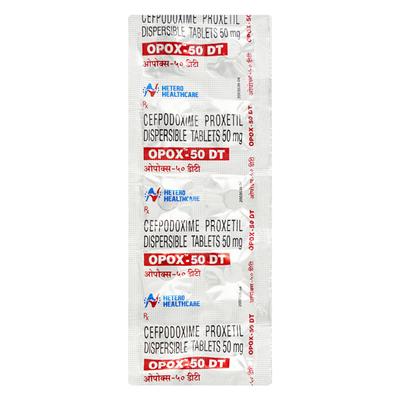Opox DT 50mg Tablet 10'S - Bacterial Infections-Cep