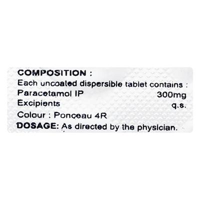 MYPOL 300mg Dispersible Tablet 10's - Fever-Ana