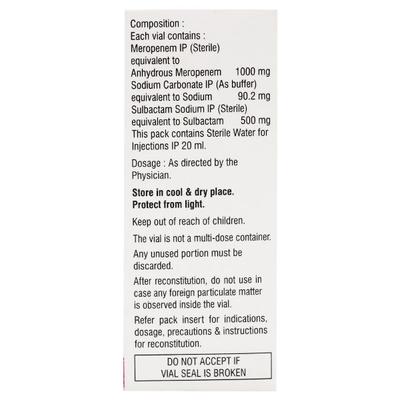 Merotec XP Injection 1's - Bacterial Infections-OBL