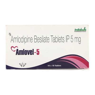AMLOVEL 5mg Tablet 10's - Hypertension-Cal