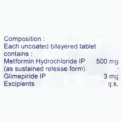 APRIGLIM M 3mg Tablet 15's - Diabetes-Ant