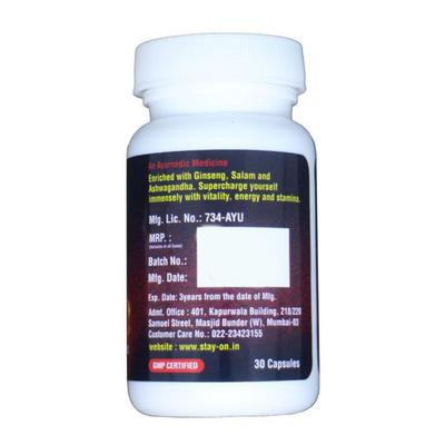 Stay-On Power Capsules - Herbal Supplement for Men 10's - Sexual Healthcare