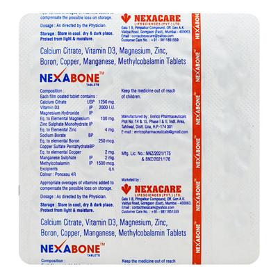 NEXABONE Tablet 15's - Supplements-Vam