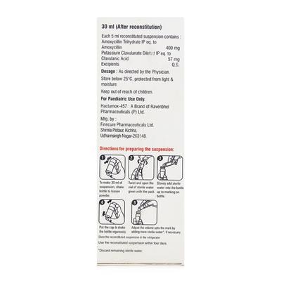 HACTAMOX 457 Dry Syrup 30ml - Bacterial Infections-Pen