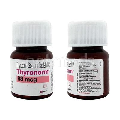 THYRONORM 88mcg Tablet 100'S - Hypothyroidism