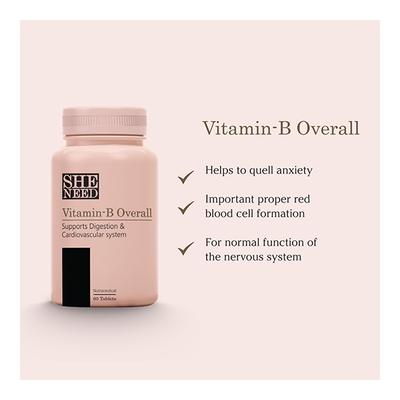 She Need Vitamin-B Overall Tablet 60's - Multi-Vitamins