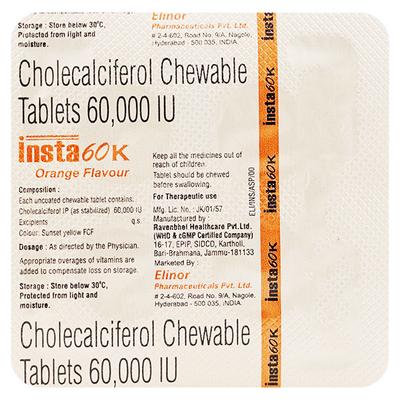 INSTA 60k Tablet 4's - Supplements-Vit