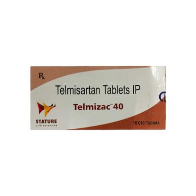 TELMIZAC 40mg Tablet 10's - Hypertension-Ang