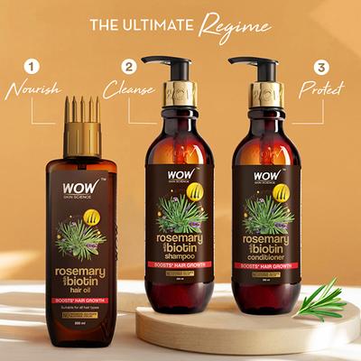 WOW Skin Science Rosemary & Biotin Hair Growth Shampoo 250 ml - Shampoos