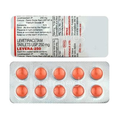 Levera 250mg Tablet 10'S - Epilepsy/Convulsion-Ant