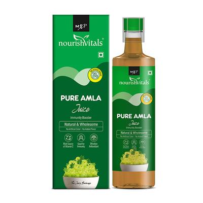 NourishVitals Pure Amla Juice 500 ml - Ayurvedic Juices
