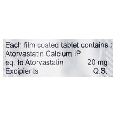ATVAST 20mg Tablet 10's - High Cholesterol-Dys