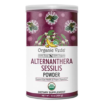 Organic Veda Alternanthera Sessilis Powder 454 gm - Pure Herbs