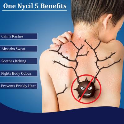 Nycil Germ Expert Prickly Heat Powder - Cool Sandal 150 gm - Talcum Powders