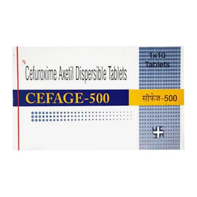 CEFAGE 500 Tablet 10's
