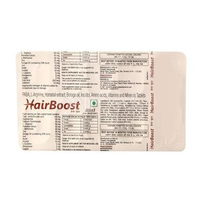 Hairboost Tablet 10'S - Supplements-Ent