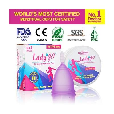 LadyGo Menstrual Cup-Active (Small) - Menstrual Cups