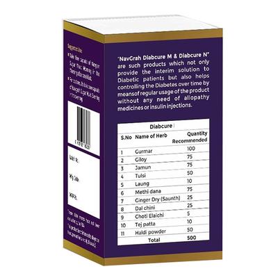 Navgrah Diabcure M Capsule 30's - Diabetes (Fitness)
