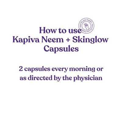 Kapiva Neem+ Skin Glow Capsules 60's - Speciality Medicines