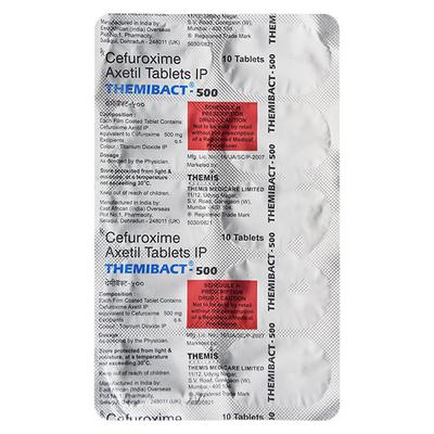 THEMIBACT 500 Tablet 10's - Bacterial Infections-Cep