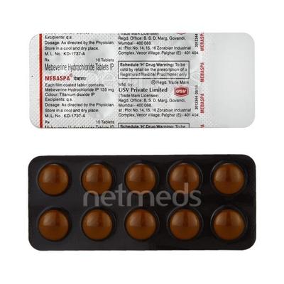 Mebaspa 135mg Tablet 10'S - Muscle Spasm-Ant