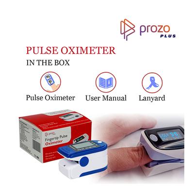Prozo Plus Fingertip Pulse Oximeter - Multicolour - Health Monitors And Equipment