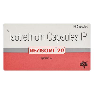 REZISORT 20mg Softgel Capsule 10's - Acne-Acn