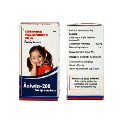 Aziwin 200mg Suspension 15ml - Bacterial Infections-Mac