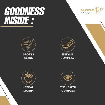 MuscleXP Men Daily Vital Fitness Tablet 60's - Workout Essentials