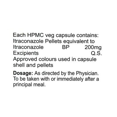 KITLER 200 Capsule 10's - Fungal Infections-Anf