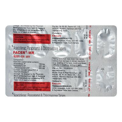 Facer MR Tablet 10'S - Pain relief-Nsa