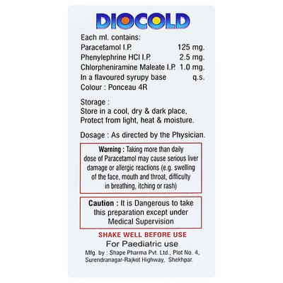 DIOCOLD Drops 15ml - Cough And Cold-Cou