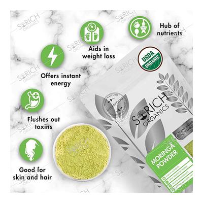 Sorich Organics Moringa Powder 100 gm - Herbal Dietary Supplement