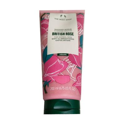 The Body Shop Vegan Shower Scrub - British Rose 200 ml - Scrubs & Exfoliants