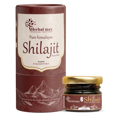 Herbal Max Shilajit Pure Himalayas Resin 20 gm - Sexual Care