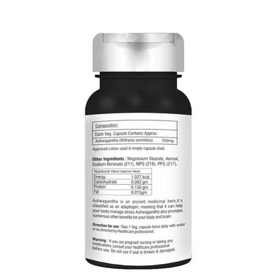 Mint Veda Ashwagandha Veg Capsule 60's - Ashwagandha