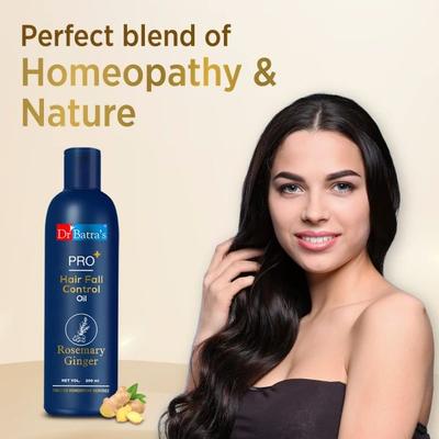 Dr Batra's Hair Fall Control Shampoo 350 ml + PRO+ Conditioner 350 ml + PRO+ Hair Fall Control Oil 200 ml - Hair Treatment