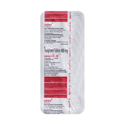 APEXVIR 19 Tablet 10's - Viral infections-Ant