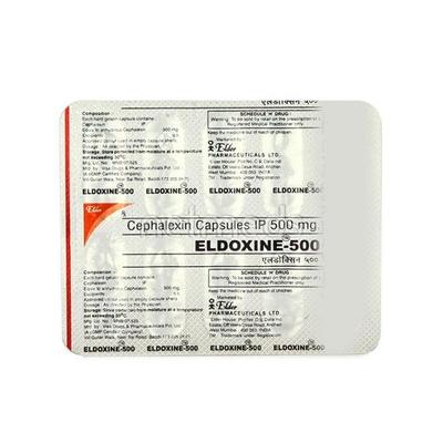 Eldoxine 500mg Capsule 10'S - Bacterial Infections-Cep
