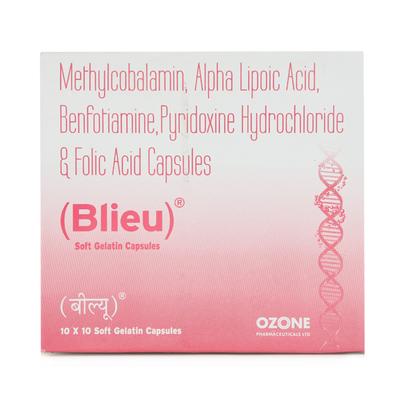 Blieu Capsule 10'S - Neuropathic Pain-Dru