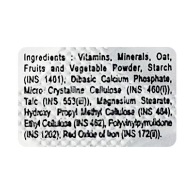 Frutus Fiber Tablet 10's - Supplements-Sup