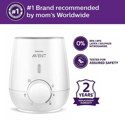 Philips Avent Fast Bottle Warmer (SCF355/06) - Baby Safety