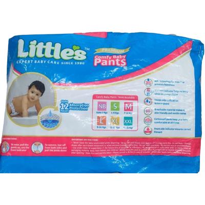 Little's Premium Comfy Baby Pants (M) 32's - Diapers & Wipes