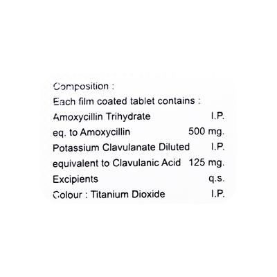 DECIMET CV 625 Tablet 6's - Bacterial Infections-Pen