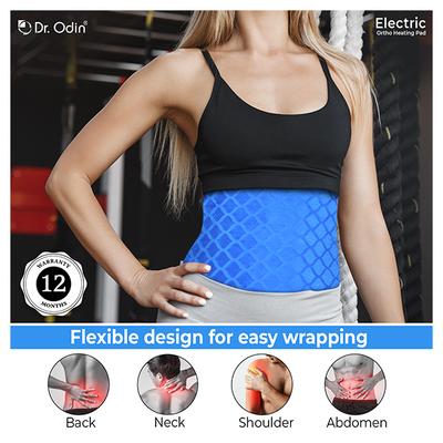 Dr. Odin Electric Ortho Heating Pad For Pain Relief with 2 Heat Settings (Blue, 1 Year Warranty) - Hot Pack/Ice Bag