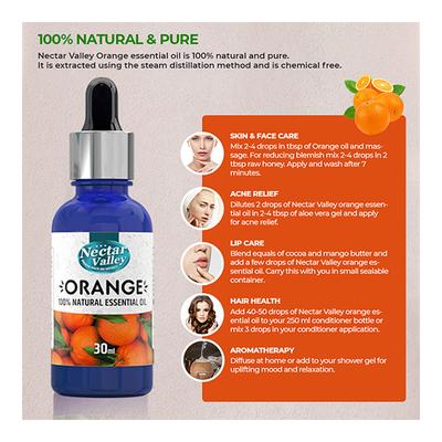 Nectar Valley Orange Essential Oil 30 ml - Essential Oils