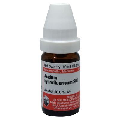 Dr. Willmar Schwabe Acidum Hydrofluoricum 200 CH Drops 10 ml - Homeopathic Drops