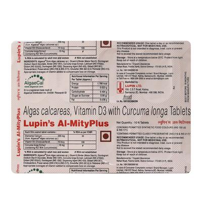 Almity Plus Tablet 10'S - Osteoporosis-Age